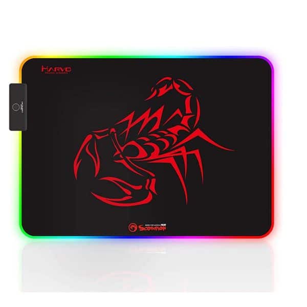 Marvo Scorpion Mg08 S-Size Gaming Mousepad Rgb Effects