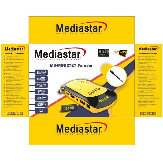 MediaStar MS-MINI 2727 Forever Satellite TV Receiver