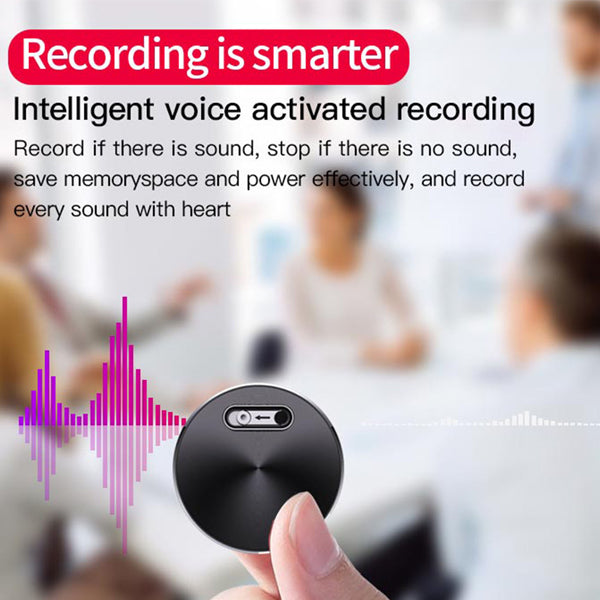 Slim Voice Recorder Mini 16GB – Voice-Activated Recorder with 192 Hours Capacity for Lectures, Interviews & Meetings Spy Voice Recorder