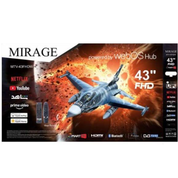 Mirage Smart LED TV webOS Frameless with Magic Remote & Bluetooth