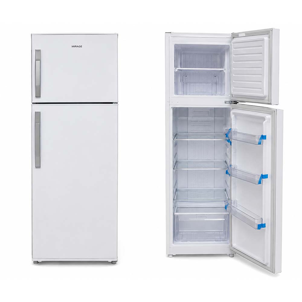 Mirage BCD313 Defrost Top Mount Refrigerator White