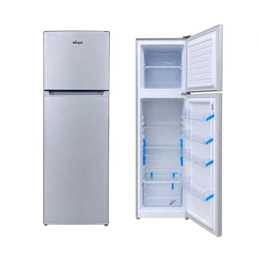 Mirage BCD413 Defrost Top Mount Refrigerator Silver