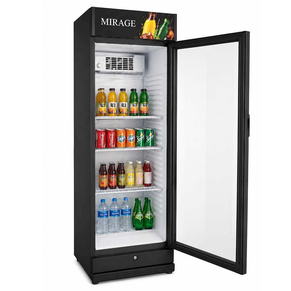 Mirage MR-SC380 Glass Door Showcase Refrigerator
