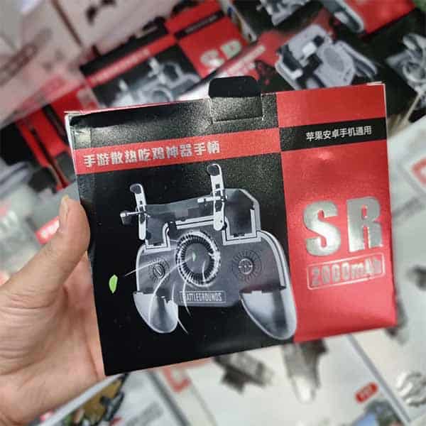 Mobile Game Controller with 2000mAh Power Bank & Cooling Fan