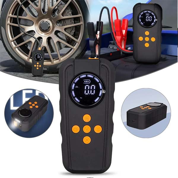 HiMK CM‑315 Multi‑Function Jump Starter with Air Pump & Flashlight