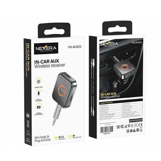 Nexera NX-AUX03 Wireless Bluetooth 5.3 Car AUX Receiver