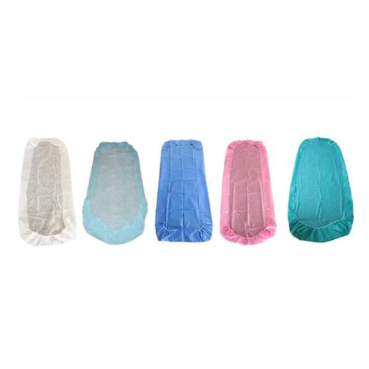 box 5pcs Non woven elastic bed cover Massage Hospital Spa Disposable bed covers