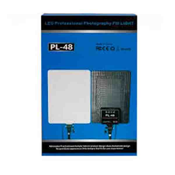 PL-48 / PL-60 Large Panel LED Fill Light Kit – Dimmable Studio Lighting with Tripod & Remote
