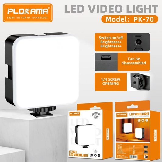 PLOKAMA PK70 LED Video Light