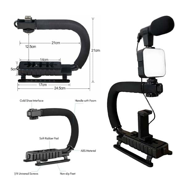 Plokama PK777 Video Rig Stabilizer Kit 5-in-1