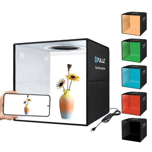 PULUZ Light Photo Studio Box 30cm – High CRI Foldable Ring Light Tent