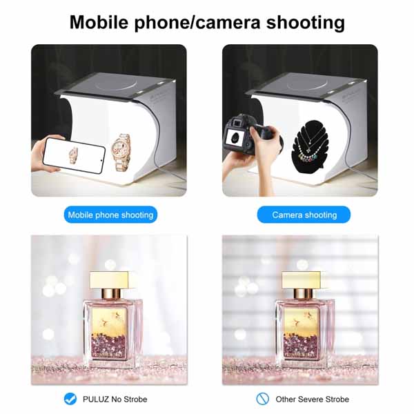 PULUZ 20cm Portable Photo Studio Light Box Kit