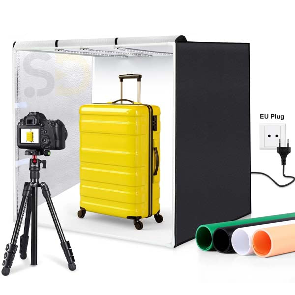 PULUZ Photo Studio Light Box 80cm – High Power 90W LED Portable Tent for Professional Product Photography