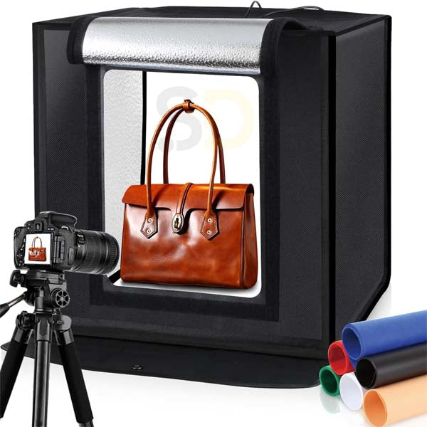 PULUZ Photo Studio Light Box 80cm – High Power 90W LED Portable Tent for Professional Product Photography