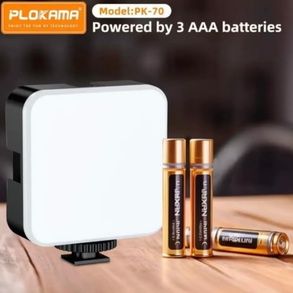 Plokama PK-79 LED Video Light Portable Phone Fill Light Clip