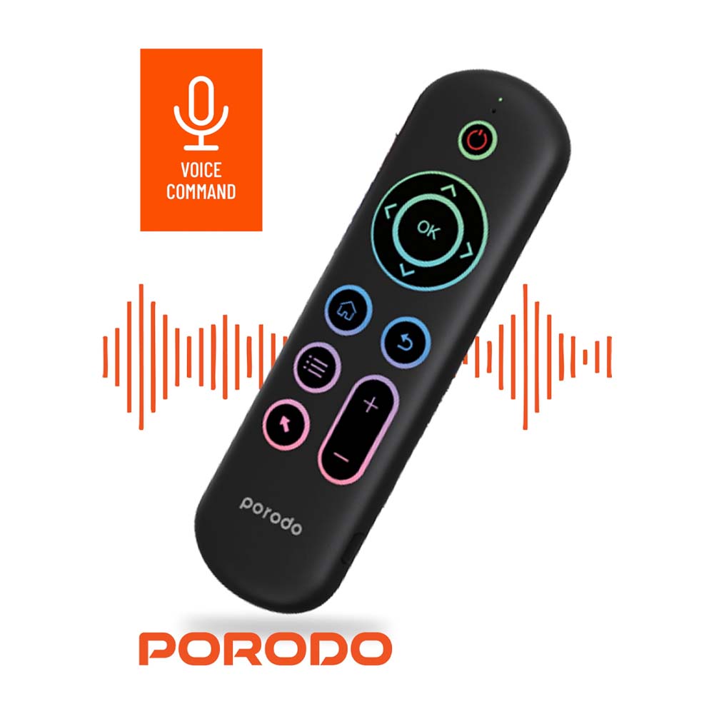 Porodo Wireless Air Mouse 6-Axis Gyro Remote