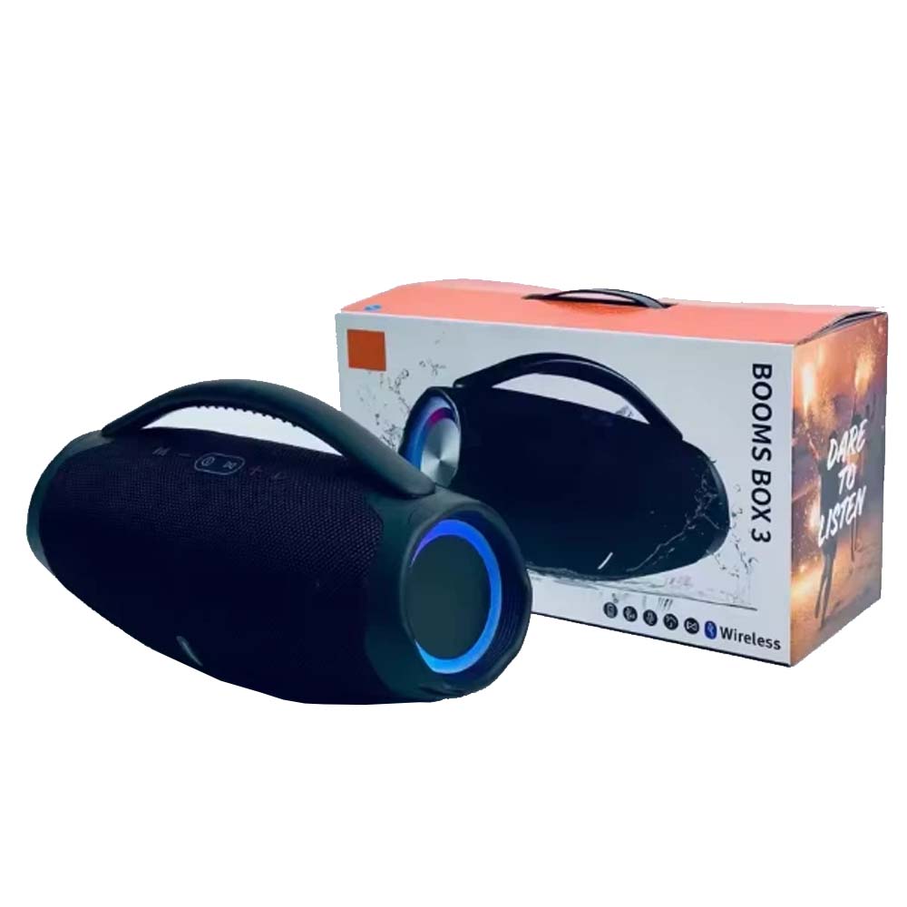 Portable Wireless Bluetooth Speaker with Subwoofer (Black)