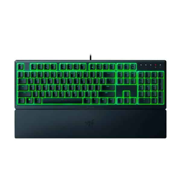 Razer Ornata V3 X - لوحة مفاتيح ألعاب غشائية بإضاءة RGB منخفضة الارتفاع (تخطيط أمريكي)