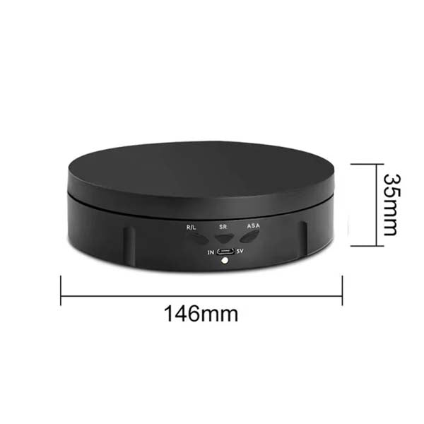 360 Degree Turntable Display Stand – Electric Rotating Platform for Photography and Jewelry