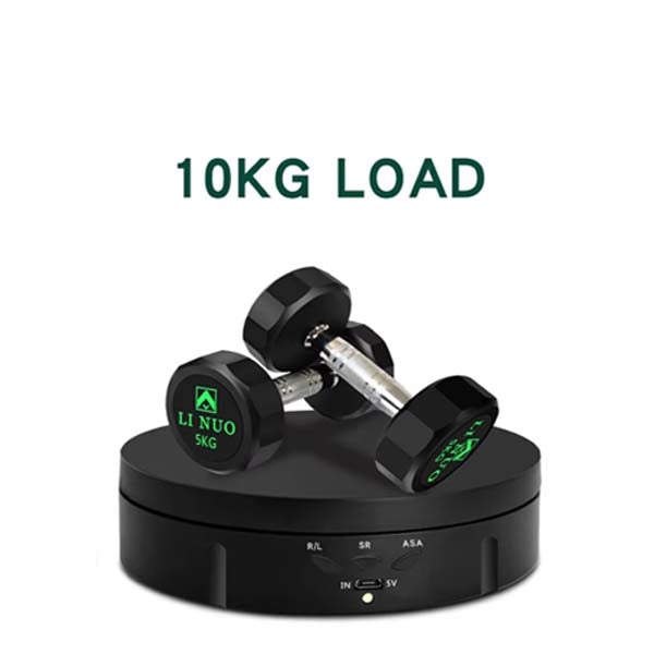 360 Degree Turntable Display Stand – Electric Rotating Platform for Photography and Jewelry