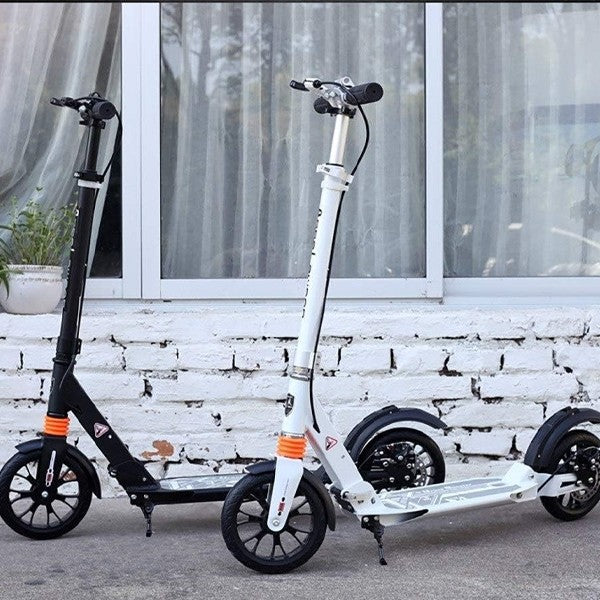 Portable Lightweight Kick Scooter for Adults, Teens & Kids – Foldable with Adjustable Handlebar and Suspension