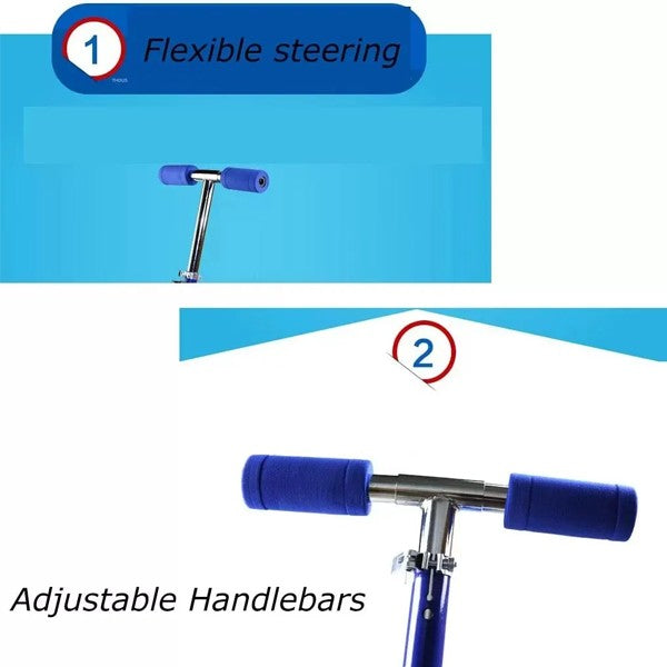 Scooter for Adult, Youth & Kids – Foldable, Adjustable & Ultra-Lightweight Kick Scooter