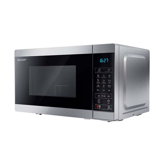 Sharp YC-MG252AE-S 25L Microwave with Grill 900W – Silver (Damaged Box)