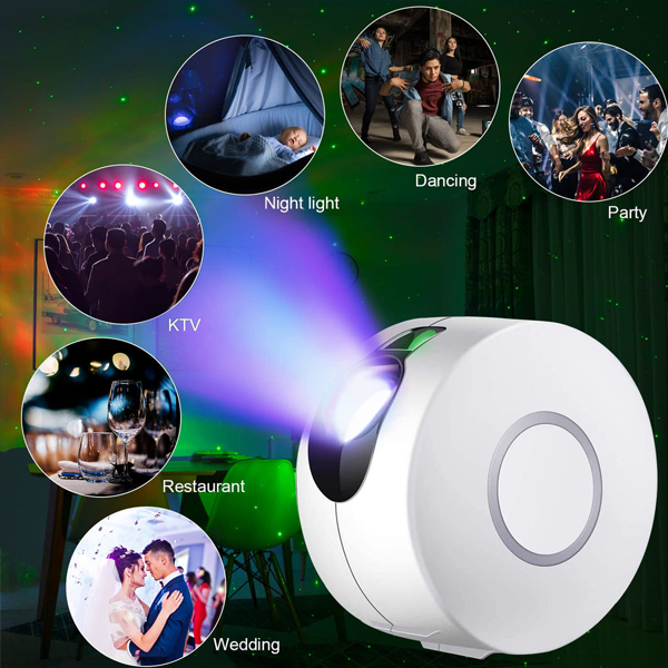 Sky Projection Lamp Galaxy Star Night Light with Bluetooth Speaker