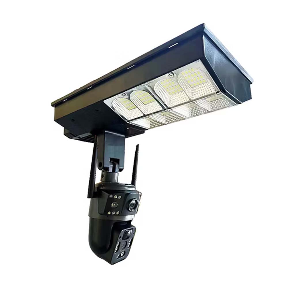 Solar Street Light Camera 4G PTZ Dual Lens (12MP)