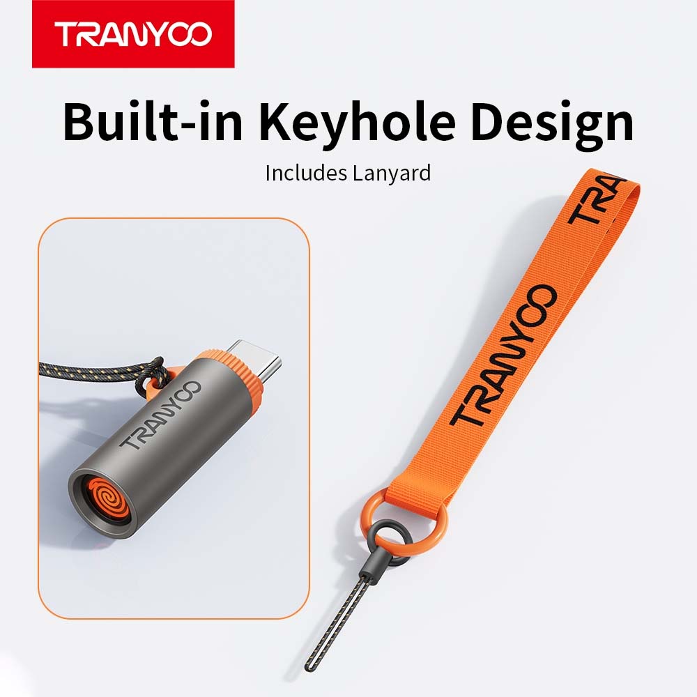 TRANYOO E40 Portable Rechargeable Type-C Electric Lighter