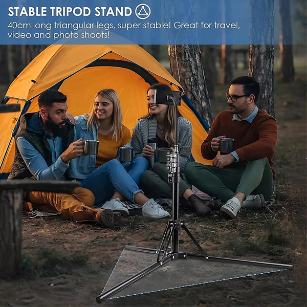 Tall Flexible Phone Tripod 170CM with Gooseneck Heavy Duty Phone Tripod Stand