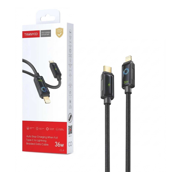 Tranyoo CL-9 Fast Charging Data Cable 36W