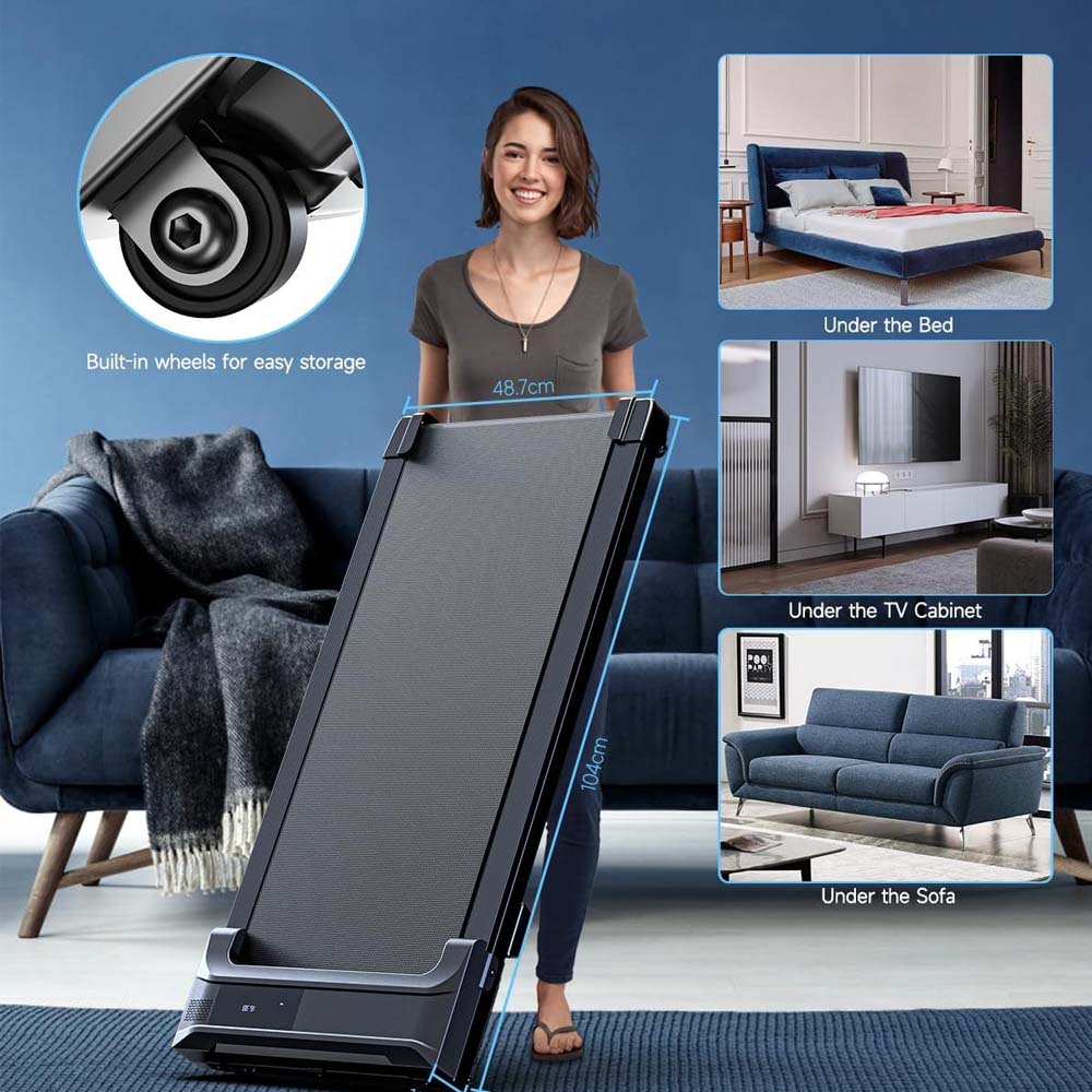 Compact Under Desk Walking Pad for Home and Office