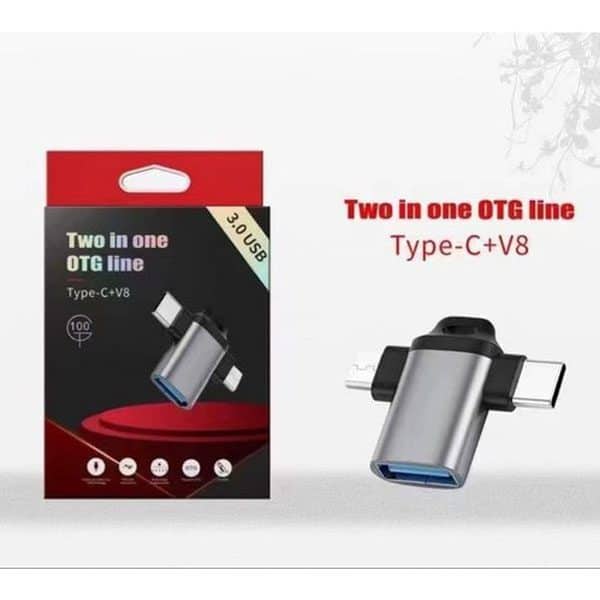 OTG 2 في 1 USB 3.0 مايكرو/تايب سي