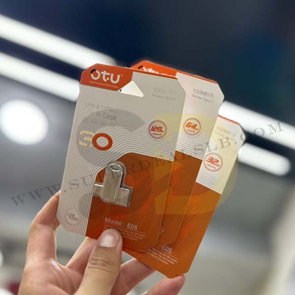 OTU E05 USB & Type-C Flash Drive 3.0 – 32GB / 64GB / 128GB