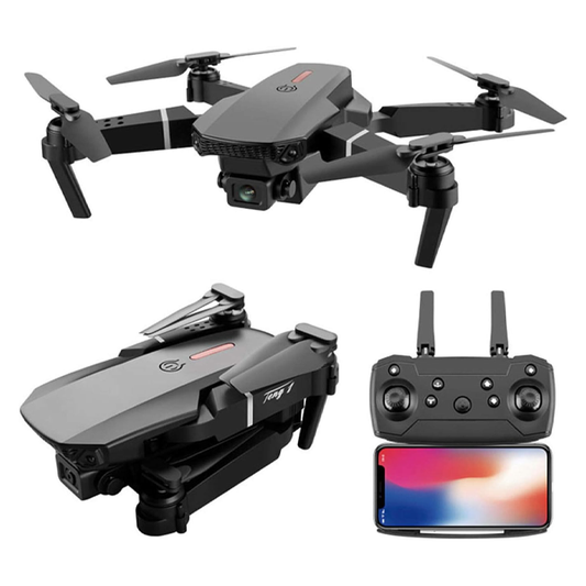 Foldable Quadcopter Altitude Hold Drone – Headless Positioning & FPV Camera