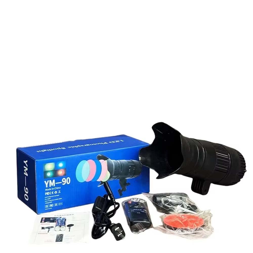 YM-90 Bi-Color LED Photography Spotlight 3200K–6500K