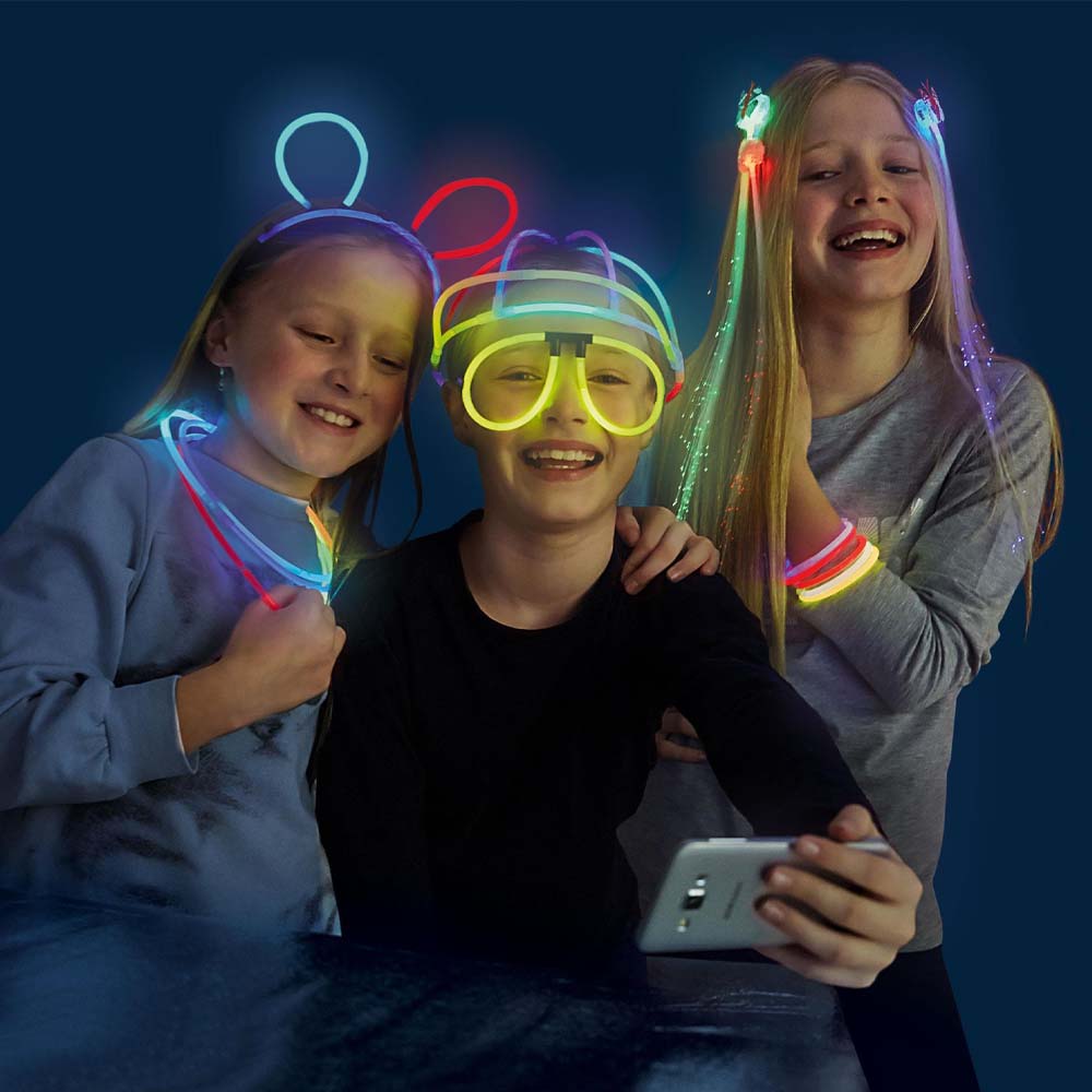 Glow Stick Party Set 20pcs with Multicolor Accessories