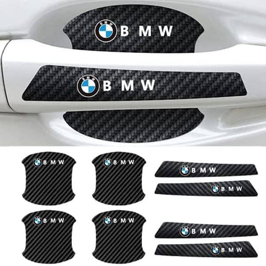 Car Door Handle Protective Film Stickers Protective Film Luminous Stickers of Carbon Fiber Stickers