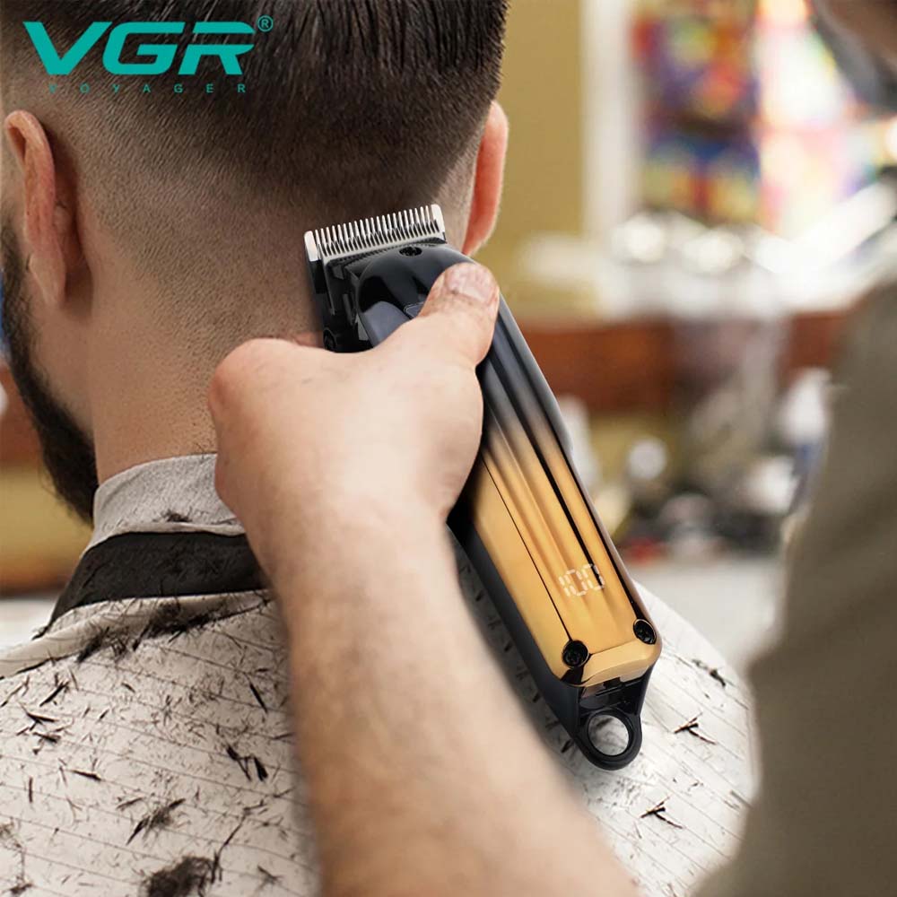 VGR V-646 Professional Hair Clipper & Trimmer Set with 10 Guide Combs 2