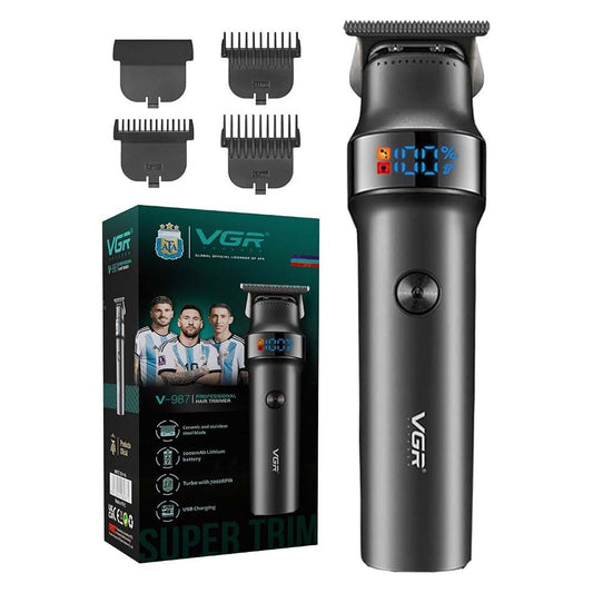 VGR V-987 Professional 7000RPM Hair Trimmer with Turbo Mode package