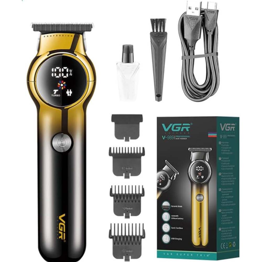 VGR V-989 Professional Hair and Beard Trimmer with Turbo Mode