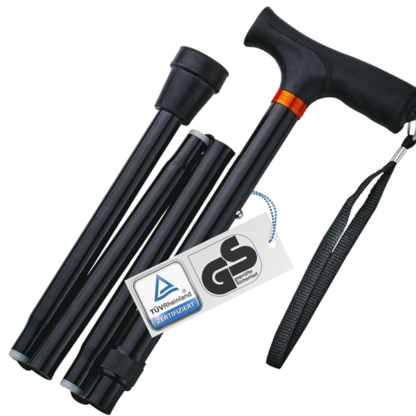 Weinberger 48748 Telescopic Walking Stick – Foldable, Lightweight & Non-Slip Support Cane