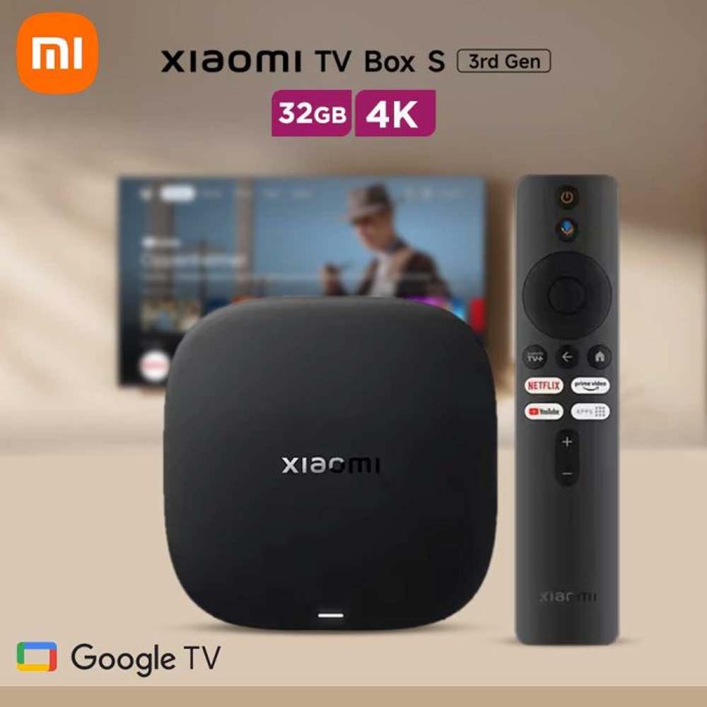 Xiaomi TV Box S 3rd Gen 4K Google TV Streaming Media Player