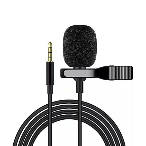 ميكروفون JMARY MC-R1 - ميكروفون احترافي Lavalier Lapel مكثف متعدد الاتجاهات لتسجيل الفيديو والمقابلات على YouTube بواسطة الهاتف المحمول