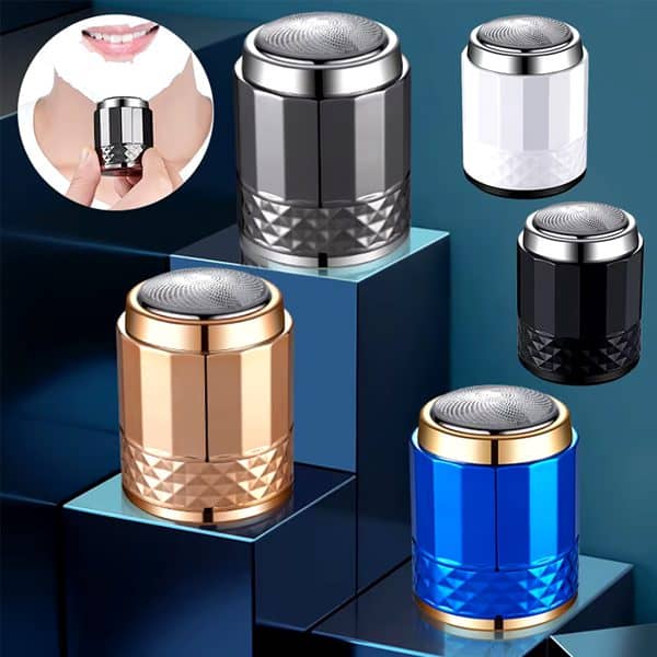ماكينة حلاقة كهربائية صغيرة محمولة للرجال للحية