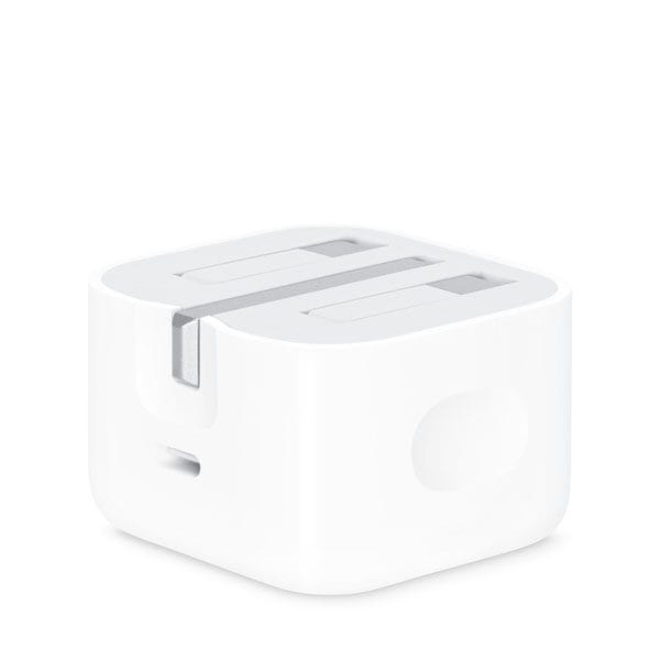 محول الطاقة الأصلي من Apple بقدرة 20 وات ومنفذ USB-C