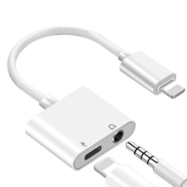 Lightning to 3.5mm Adapter MH030 Headphone Charger for iPhone