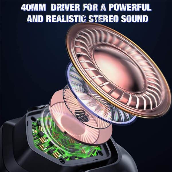 سماعة رأس الألعاب ONIKUMA X4 RGB - صوت محيطي 7.1 - ميكروفون بخاصية إلغاء الضوضاء - للكمبيوتر / PS4-3 / XBOX / الجوال