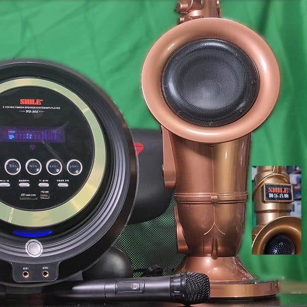 YD-805 مجموعة مكبرات صوت مسرح منزلي على شكل ساكسفون